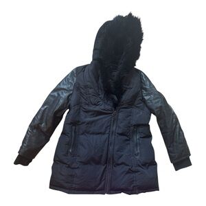 Rudsak Genuine Leather & Fur Grace Jacket Size: XXL